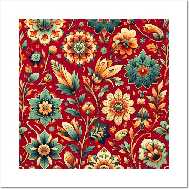 Ottoman Pattern Wall Art by Siha Arts